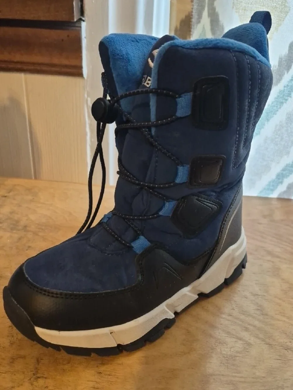 Hobibear Kids' Blue Winter Boots - Insulated Snow Shoes